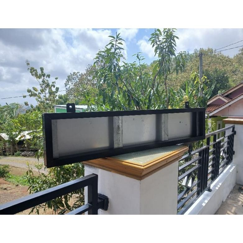 Frame Rauning Teks Ukuran 16x96/ 3 Panel. Untuk P10 SMD/DIP.P5/P5 RGB .Sterobo. Nugi