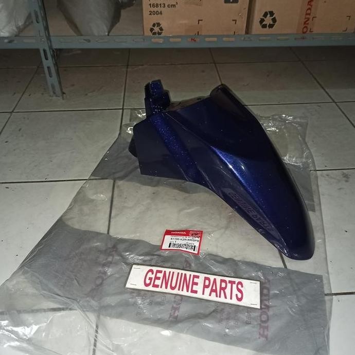Spakbor Depan Vario Techno 125 Fi Biru Dongker 61100-KZR-600SPB Ori
