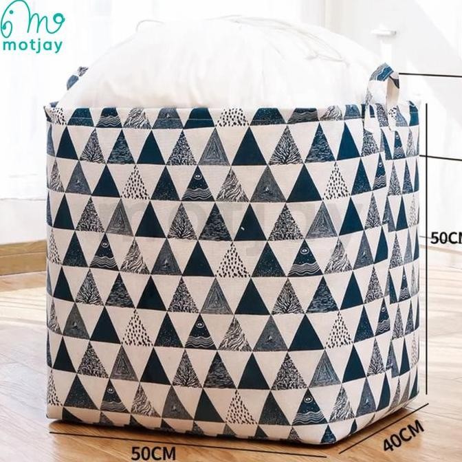 Baru Storage Bag 100 Liter Jumbo Keranjang Baju Storage Box Jumbo