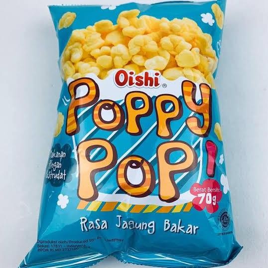 

JB oishi snack poppy pop jagung bakar 70gr None