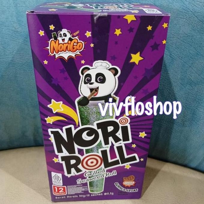 

JB Snack Rumput Laut NoriGo Nori Roll Seaweed (box isi 12) None