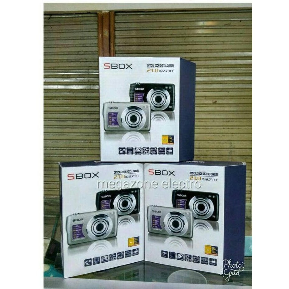 New,,Kamera/Camera Digital Sbox 20 Mp Free Bag