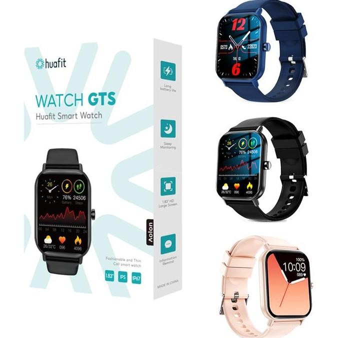 Baru Aolon Huafit Gts 2024 Smartwatch Pria Wanita Bluetooth Call Heart Rate Monitor