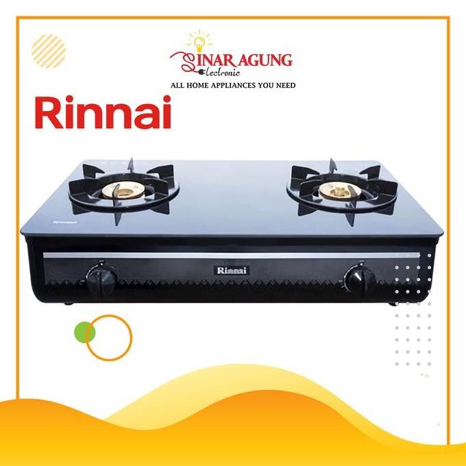 RINNAI Kompor Gas RI712GAB / RI-712-GAB [2 Tungku]