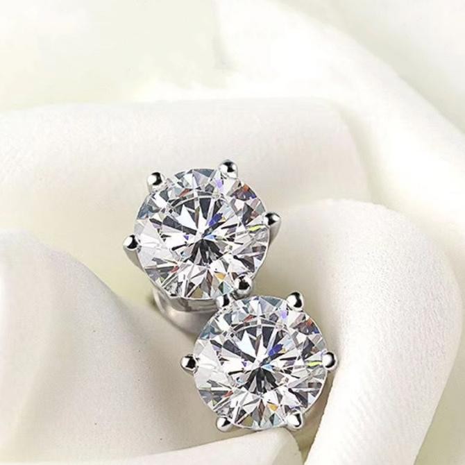 Anting Permata Anting Titanium Anti Karat Tindik Pria Titanium Anting Korean Style Anting Tusuk Anti