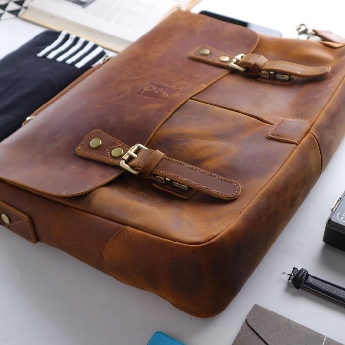 GPS tas selempang kerja pria - Tas Kerja/Tas kantor pria ISHIYA BEATHER