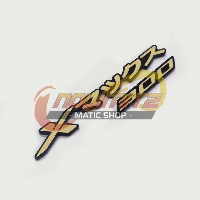 Logo Emblem Sticker 3D Akrilik Timbul XMAX 300 Jepang