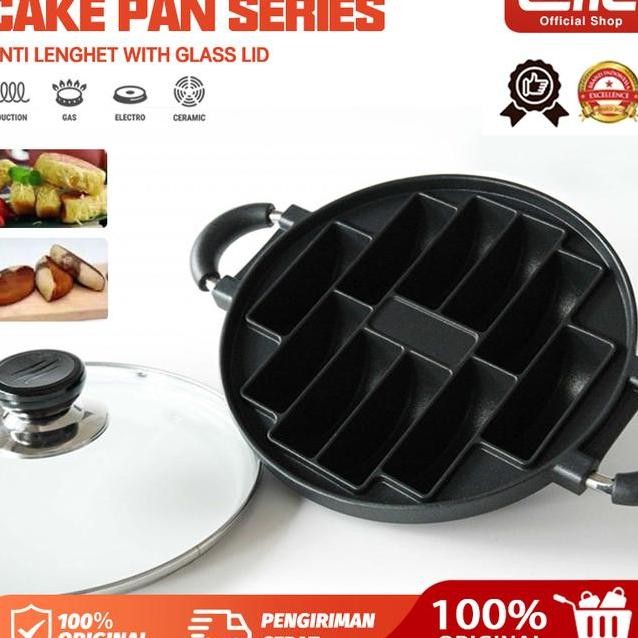 Cetakan Kue Pukis Lubang 10 Pukis Maker Lubang 10 Tutup Kaca Loyang Sna Stainless Teflon Kitchenware