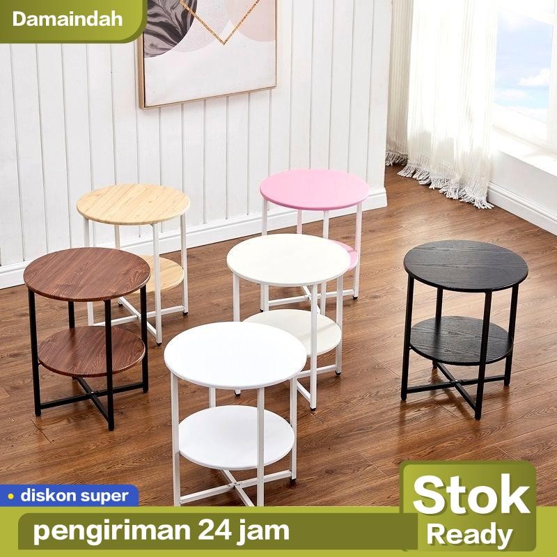 Meja Kecil / Coffe Table / Meja Sudut / Meja Kopi / Meja Bulat / Minimalis