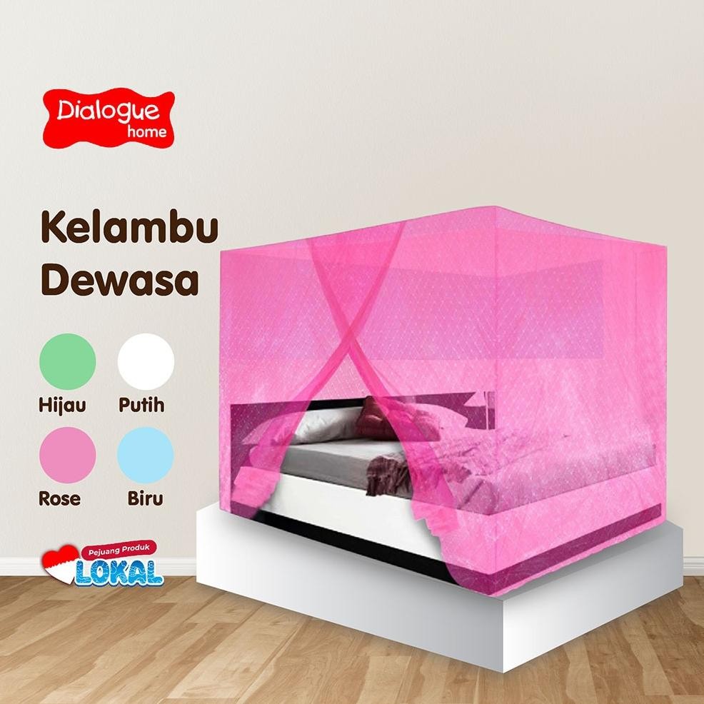 Kelambu Dewasa / Kelambu Tidur / Kelambu Nyamuk / Ukuran 180x200x160 Cm  Snobby
