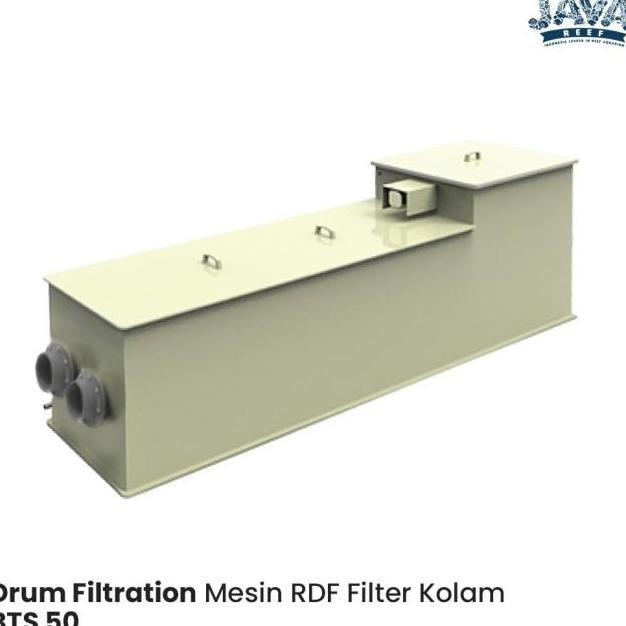 (RATU BEE) ROTARY DRUM FILTER RDF FILTER KOLAM BTS 50 KAPASITAS 50 TON AQUARIUM AKUARIUM IKAN HEWAN 