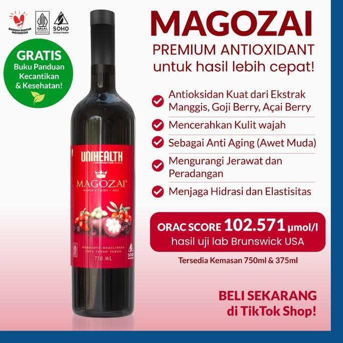 SALE MAGOZAI PREMIUM ANTIOXIDANT SUPERFRUIT - EKSTRAK MANGGIS GOJI ACAI BERRY ORAC 102571 + GRATIS B
