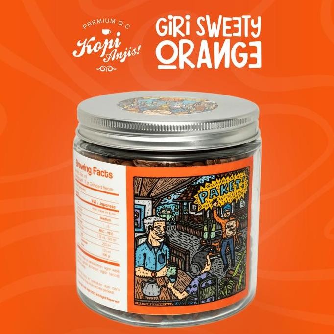 

Biji Kopi Arabika Giri Sweet Orange 200 Gram ( Giri Senang Honey Hybrid Anaerob ) Kualitas Terbaik Harga Termurah