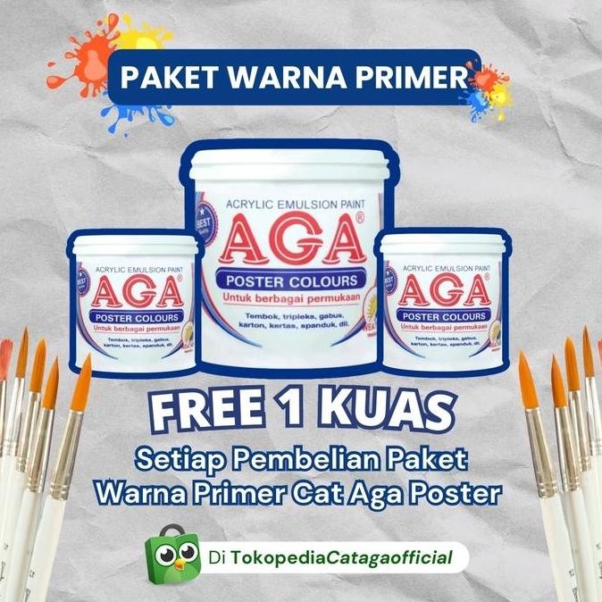 

Paket Cat Poster/Acrylic Aga Warna Primer 30Cc