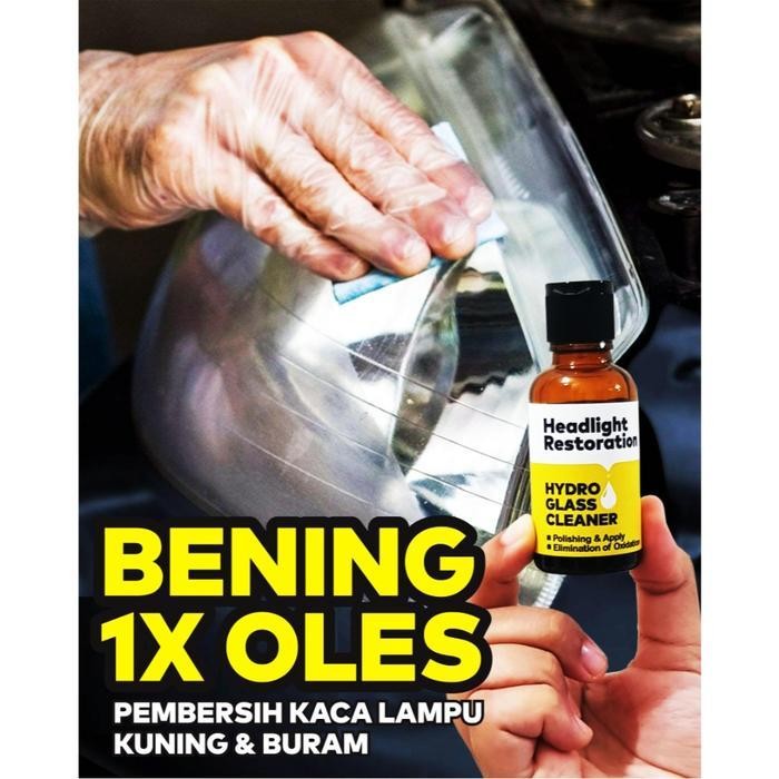 Hydro Glass Cleaner - Pembersih Kaca Lampu Mobil Buram Menguning By Uniglow