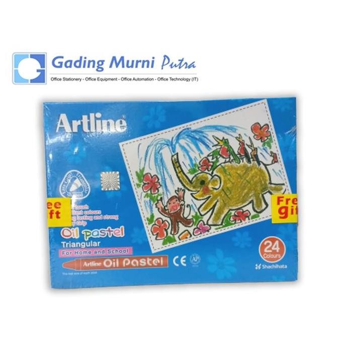 

Crayon Oil Pastel Artline 24 Warna