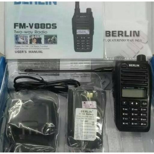 Handy Talky - Ht Berlin Fm-V88Ds Kualitas Bagus