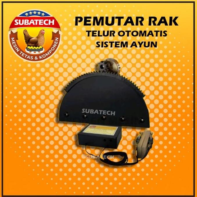 Pemutar Rak Mesin Tetas Otomatis