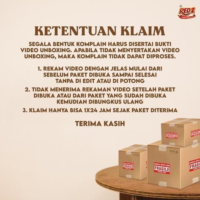 

RED1 Sambal Bakso (1 kg) No Label BS