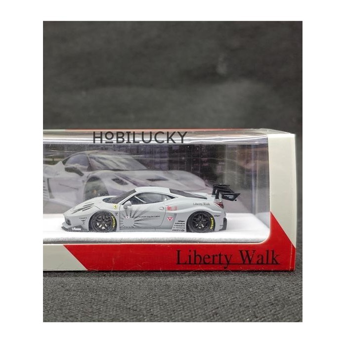JEC 1/64 LBWK LB Works Ferrari 458 GT Fighter Grey Resin 275 / 399