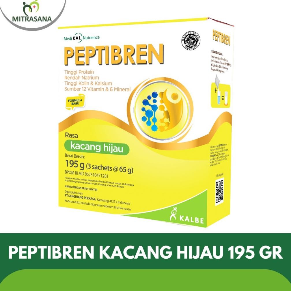 

NO_MORE Peptibren Vanilla/Kacang Hijau 195 gr Bundling