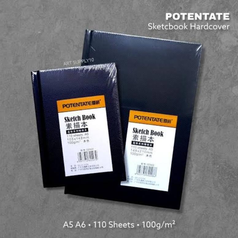 

A5 A6 POTENTATE SKETCHBOOK HARD COVER BUKU GAMBAR SKETSA Nugi