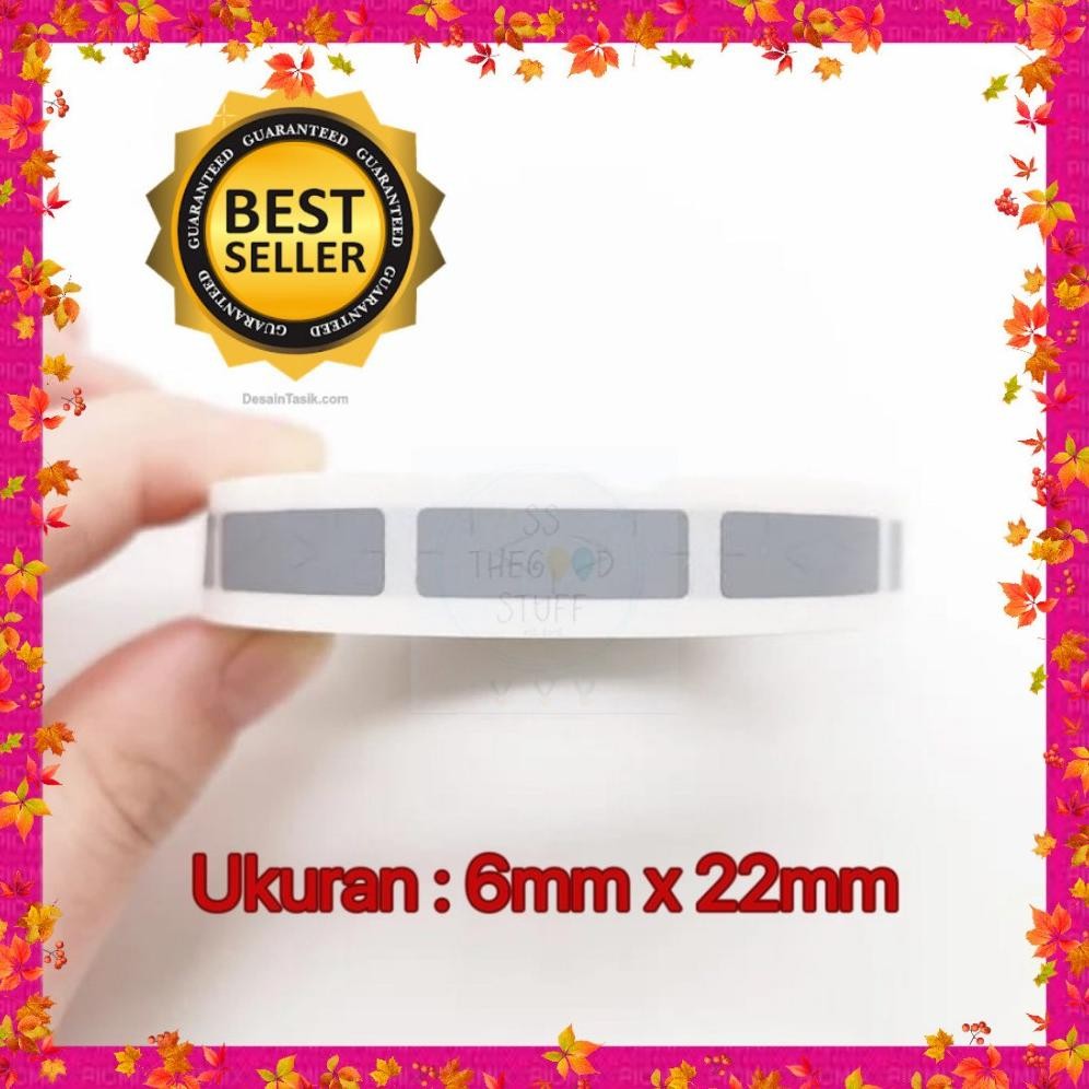 

1000 Pcs Label Gosok / Scratch Label / Penutup Pin Vocher 6*22 mm Polos. Nugi