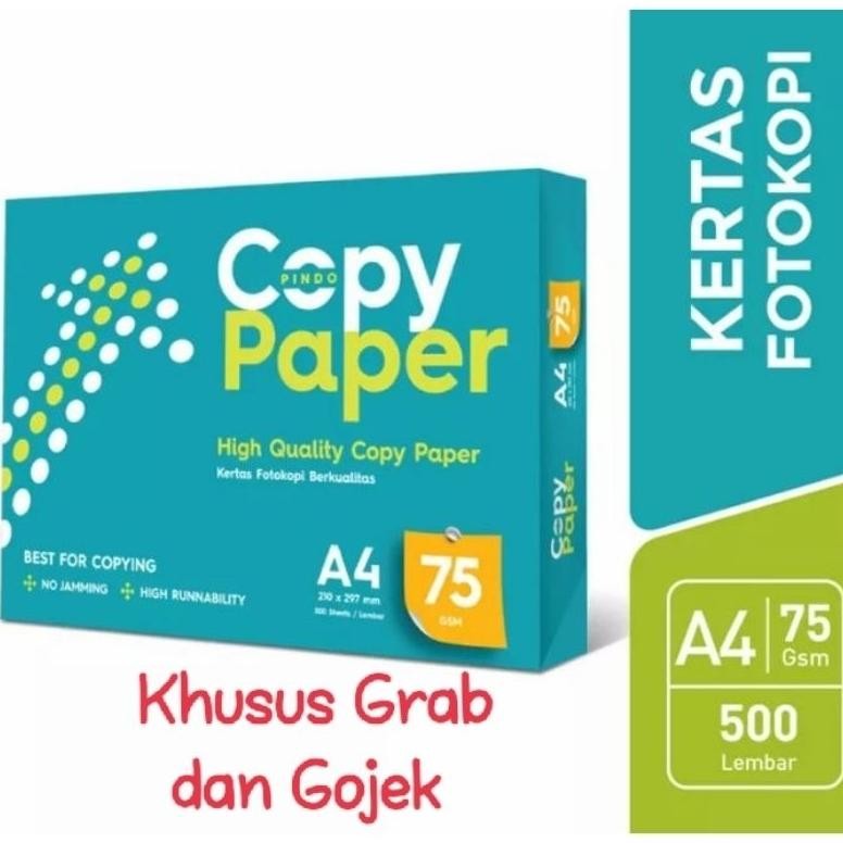 

Kertas HVS A4 75 gr Copy Paper Kertas Fotocopy (Khusus Grab dan Gojek) Nugi