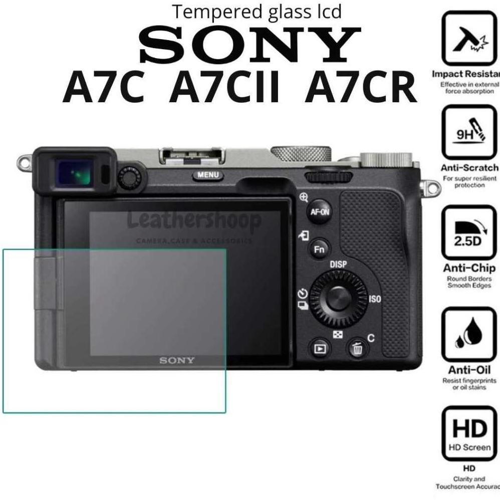 Tempered Glass LCD SONY A7C A7CII A7CR Screen Guard Protector Nugi
