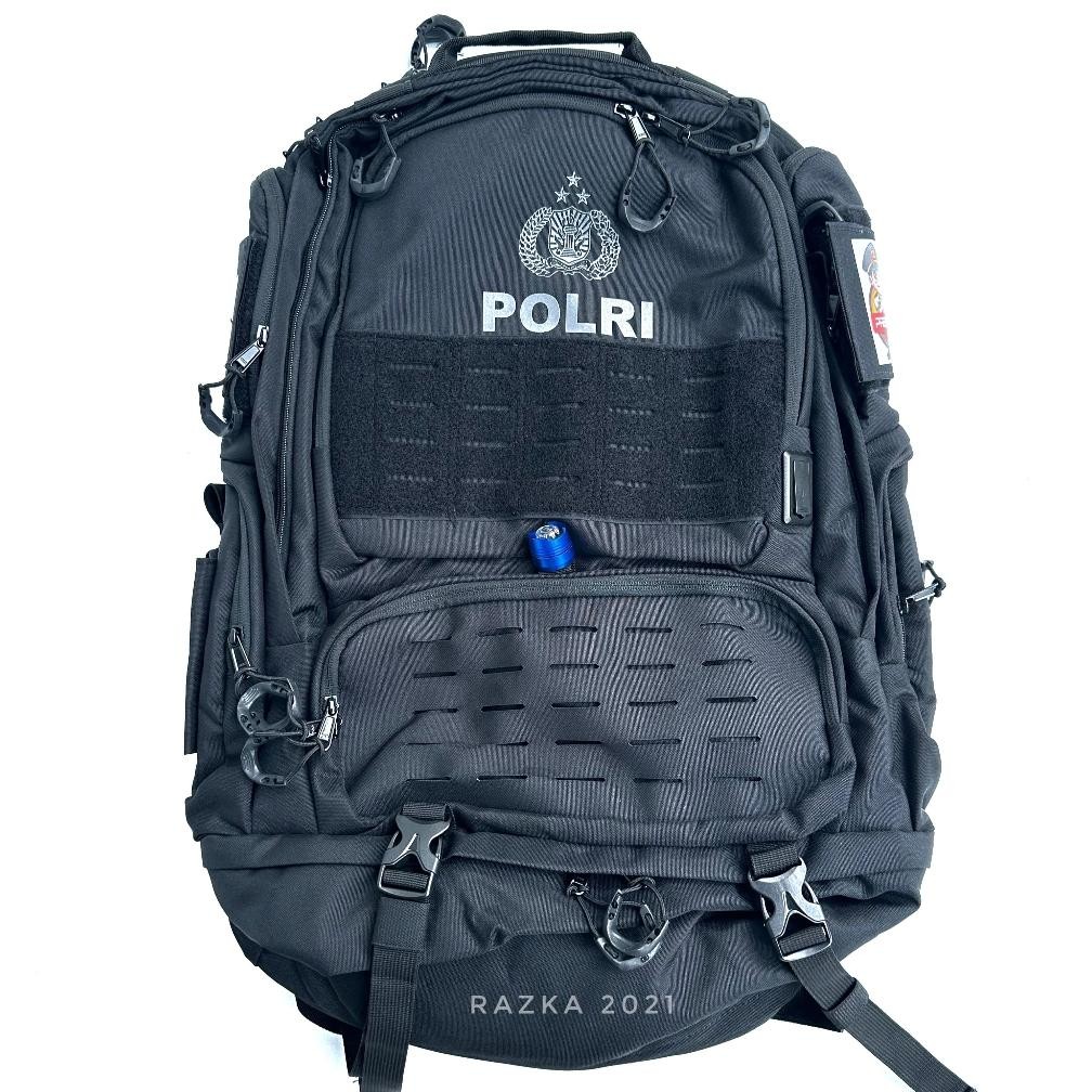 TAS JATAH POLRI TERBARU / RANSEL POLISI HITAM