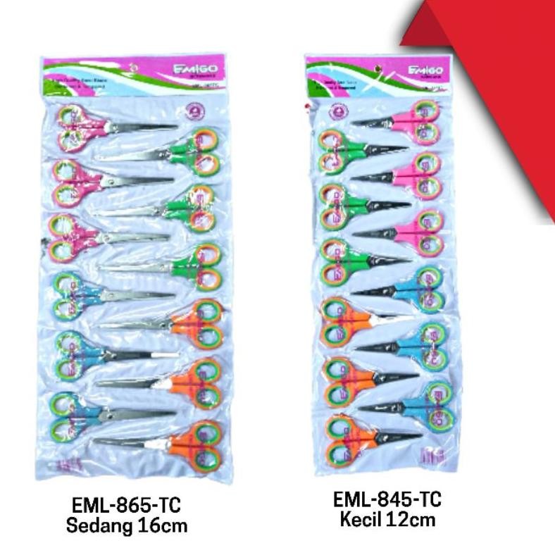 

Gunting Kertas(12pcs) Sedang kecil Emigo Warna Motif Gagang Bolong Bulat lapis karet grosir Nugi