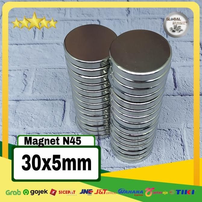 Sale Magnet Neodymium N45 30X5Mm