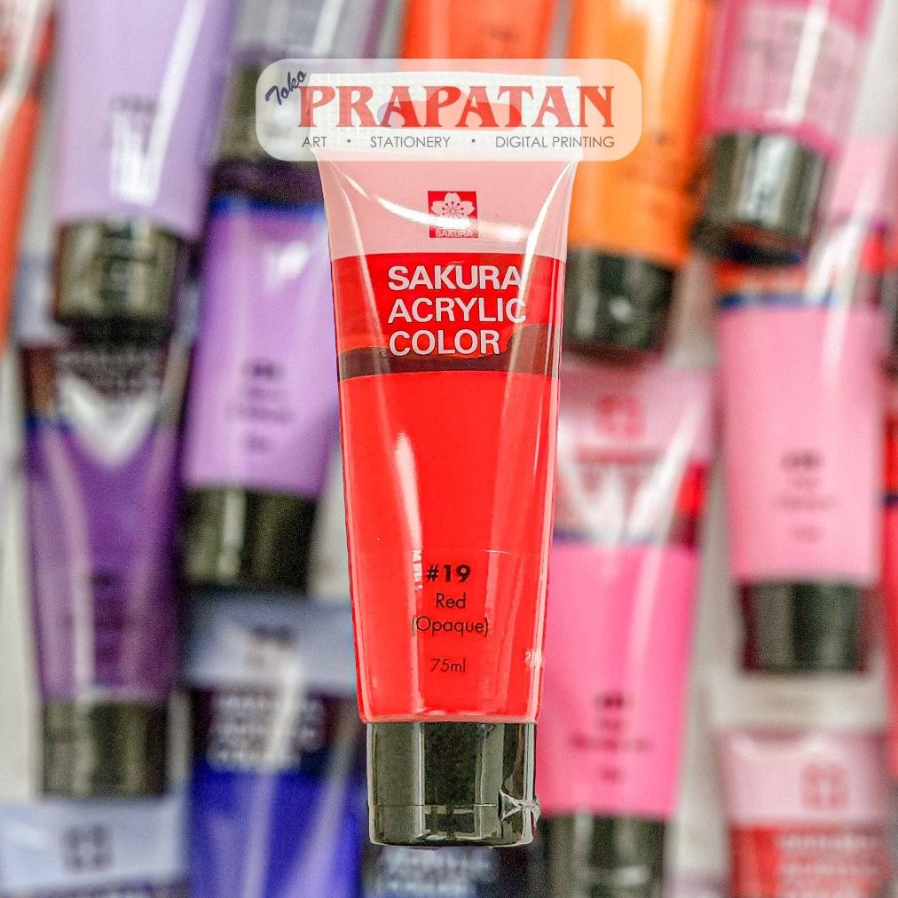 

Cat Akrilik Sakura 75ml Warna Cerah Tahan Lama Nugi