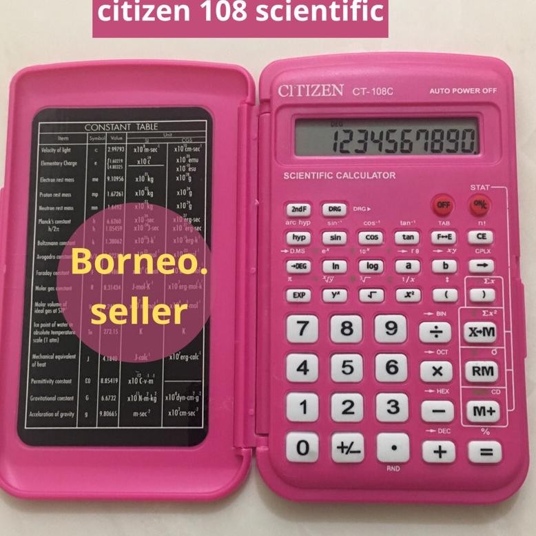 

CALCULATOR ILMIAH CT 108 KC108 CT108 SCIENTIFIC MURAH 108 WARNA Nugi