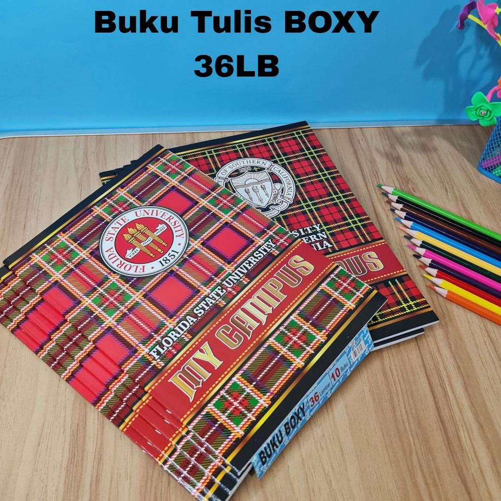 

SOS Buku Tulis X-Book BOXY/Besar/Panjang 36 Lembar (10bk) BigBoss / Buku Catatan / Buku Sekolah Nugi