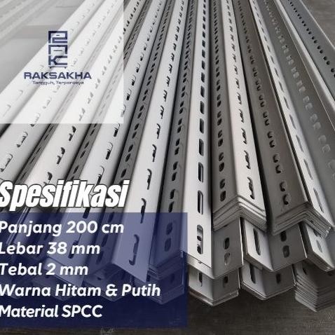 SIKU BESI LUBANG 200 CM WARNA Nugi