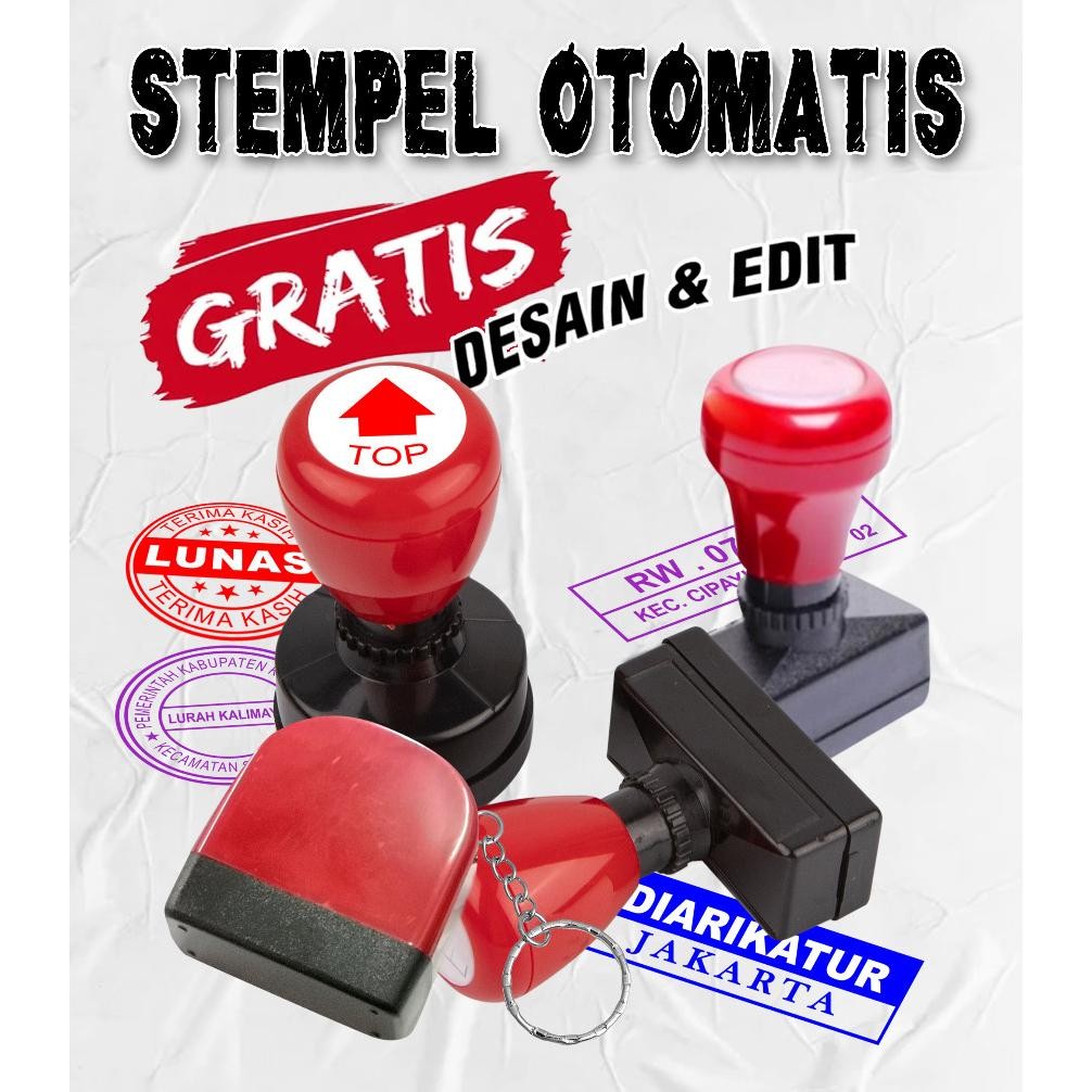 

STEMPEL OTOMATIS / STEMPEL CUSTOM / STEMPEL FLASH / STEMPEL WARNA Nugi