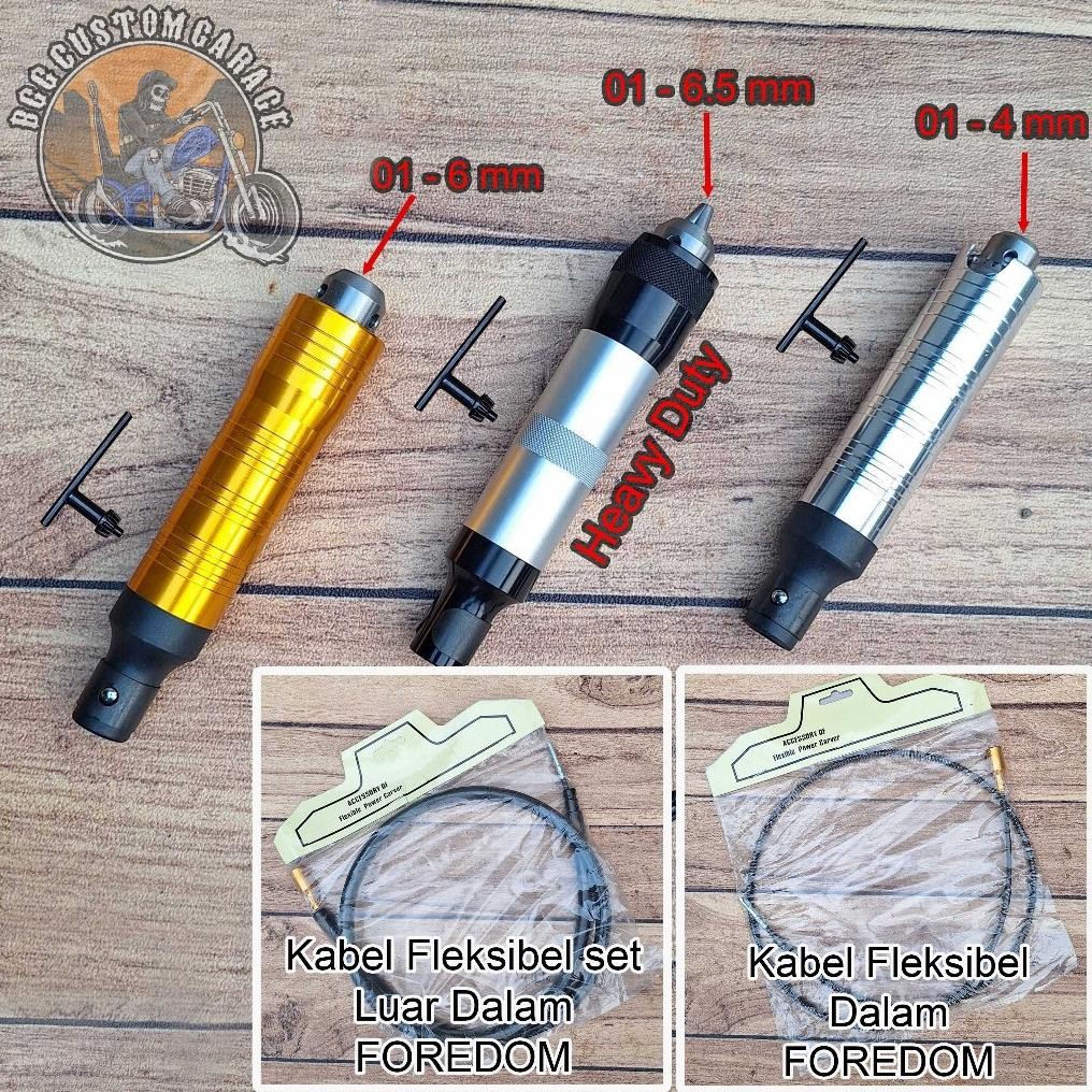 Handpiece bor tuner pnp foredom gagang bor tuner . bor cuner Heavy Duty . Kabel Fleksibel Foredom Lu