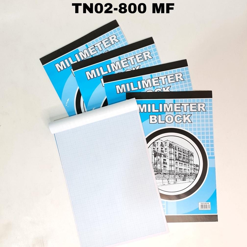 

MJ Buku Milimeter Blok Folio / Milimeter Block /Buku Kotak Kotak (10 bk) Nugi