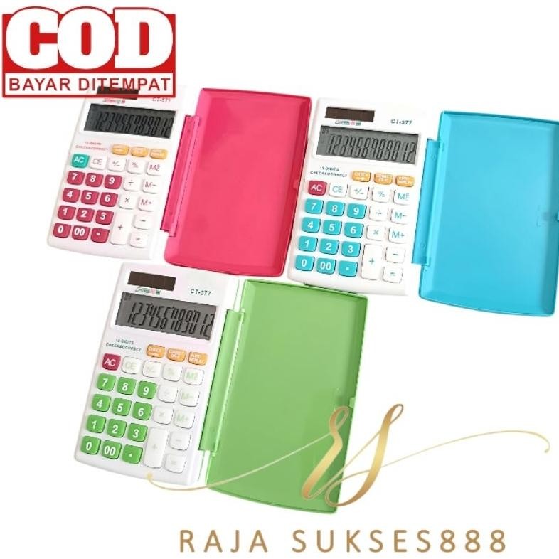 

KALKULATOR SDC 577 KALKULATOR 12 DIGIT ADA 4 WARNA CT Nugi