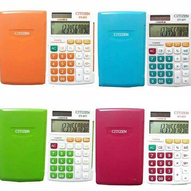 

KALKULATOR CT 577 KALKULATOR 12 DIGIT - WARNA WARNI POCKET SAKU CHECK CORRECT Nugi