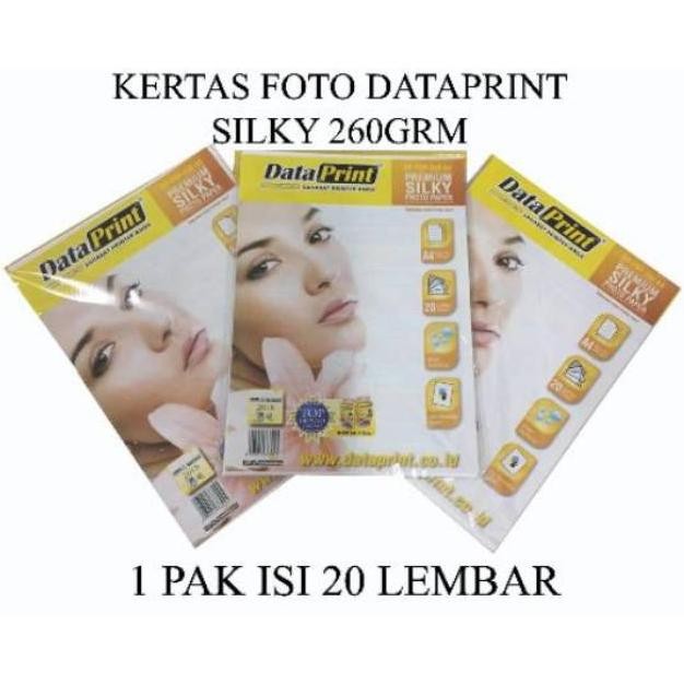 PAPER DATA PRINT PREMIUM SILKY / KERTAS FOTO DATA PRINT SILKY Nugi