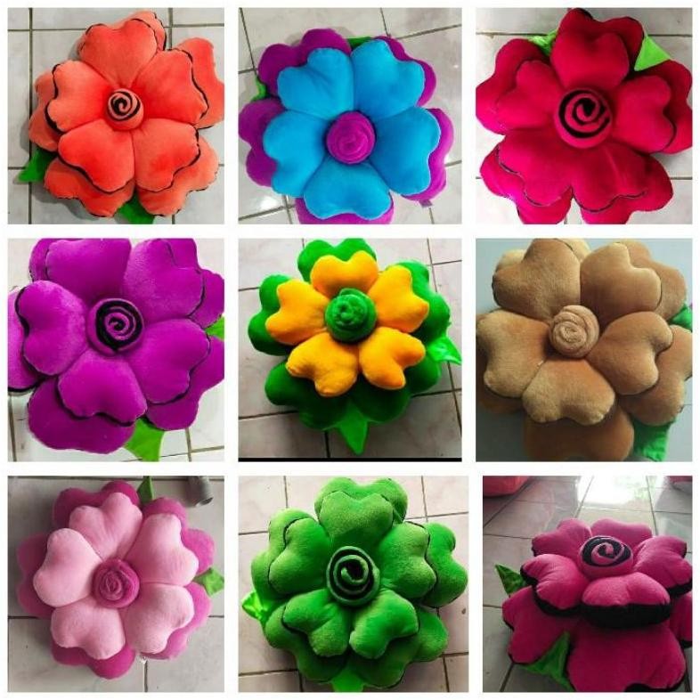 Bantal bunga mawar /Bantal sofa mawar Nugi