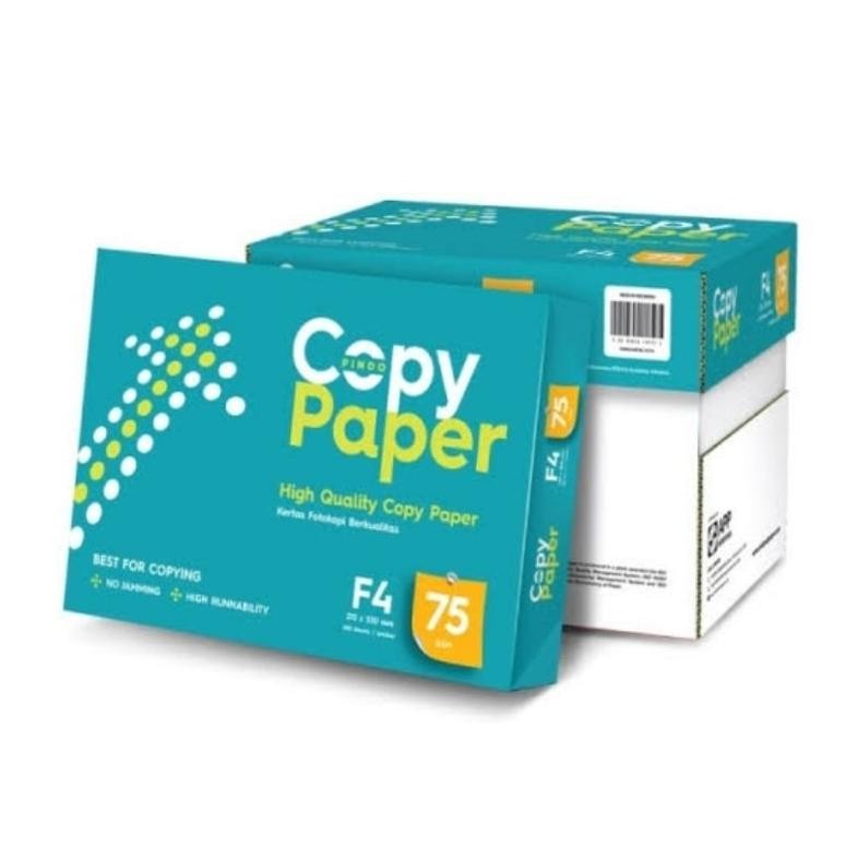 

(5 Rim) 1 Dus HVS Copy Paper F4 75gr Khusus Instant/Sameday Nugi