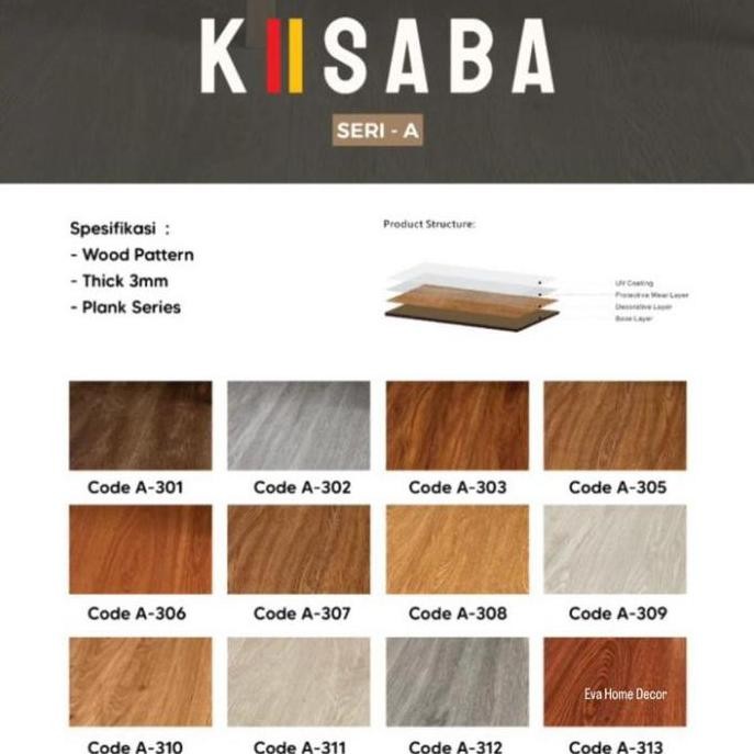 Vinyl Floor 2Mm / Kisaba Lantai Vinyl Motif Kayu / Vinyl Lembaran