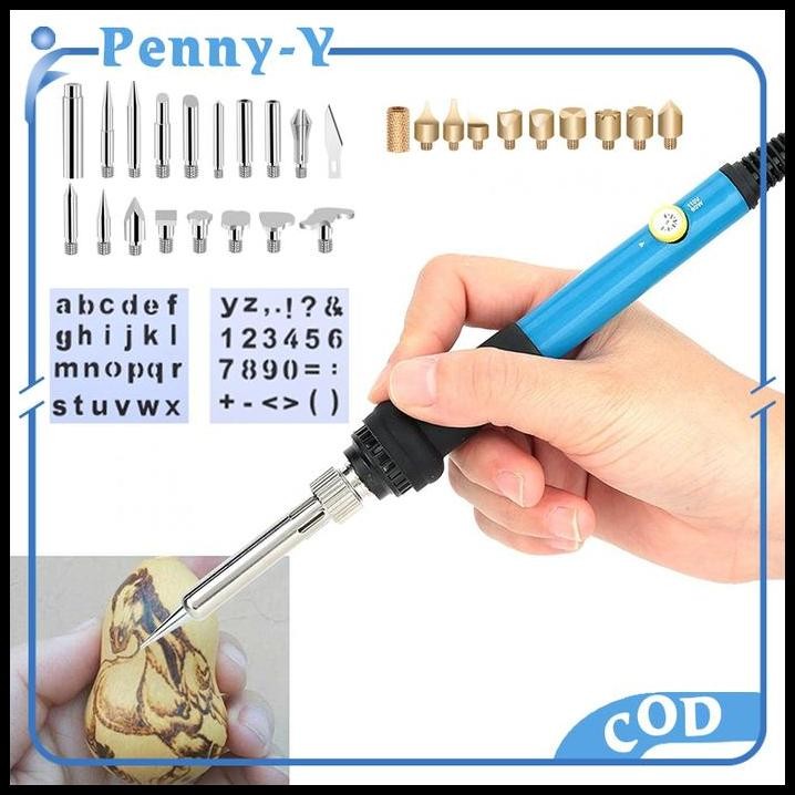 

35 in 1 Alat Lukis Bakar Wood Burning Pen Pyrography Set