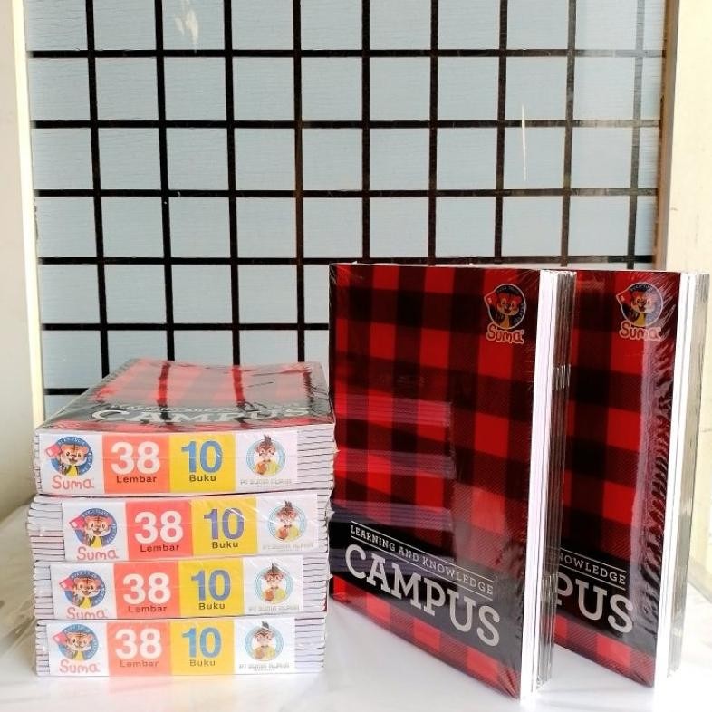 

Buku Tulis Campus Suma 38 Lembar ( Pak 10 Buku ) [ Original ] Nugi