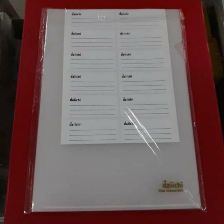 

Map Plastik Model L Daichi A4 Transparan Clear Sleeve Nugi