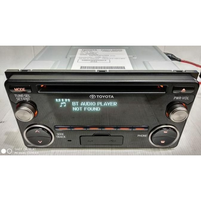 Head unit standar toyota ex avanza 2017