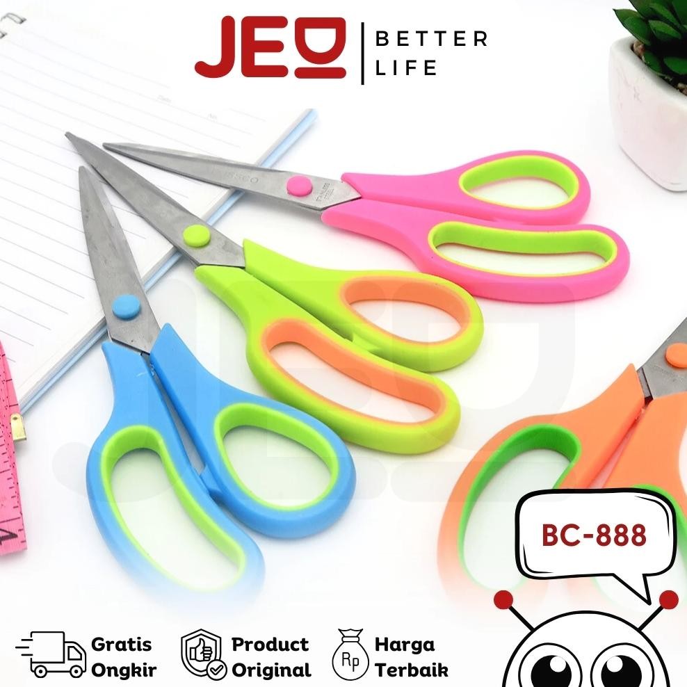 

Gunting Scissors BOSSCO BC-888 1 Lembar (12 Pcs) Nugi